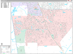 Elk Grove Wall Map Premium Style 2026